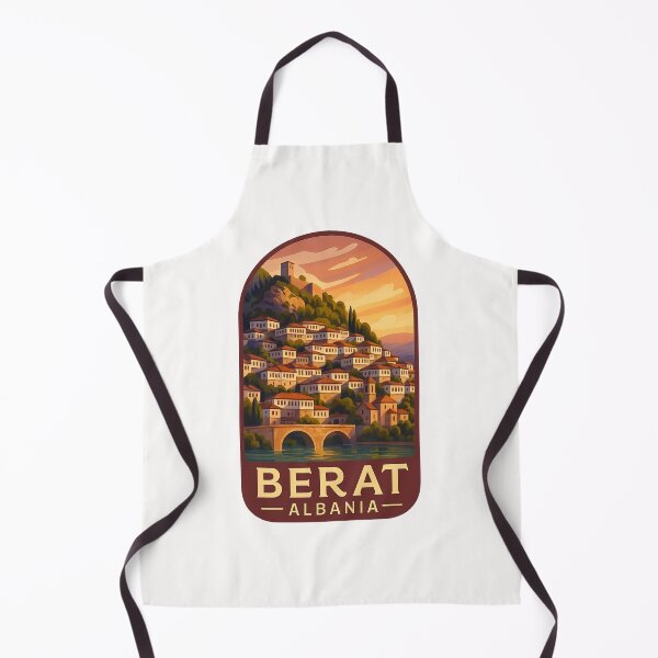 Item preview, Sunset Over the Ottoman Quarter of Berat – Albania designed and sold by Places On Earth.