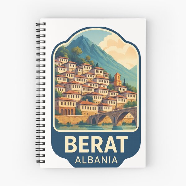 Item preview,  Traditional Architecture of Berat with Mountain Backdrop – Albania designed and sold by Places On Earth.