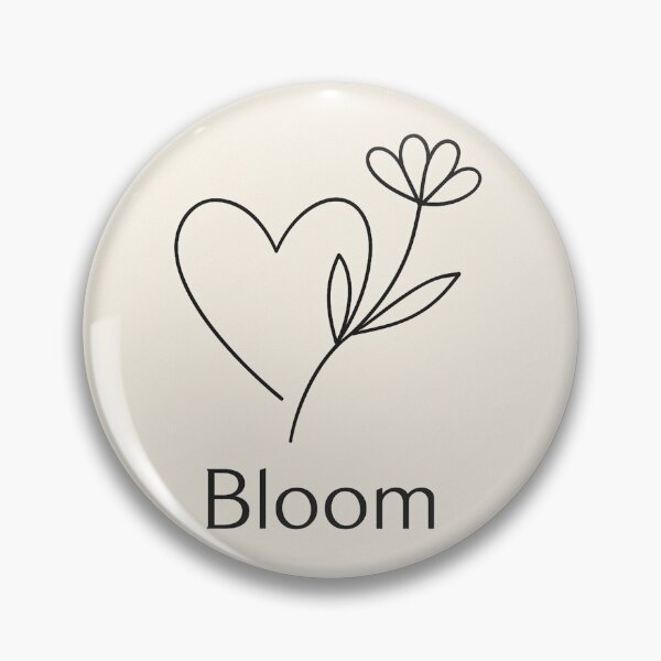 Item preview, One Line Heart Bloom – Minimalist Floral Line Art” designed and sold by Graphic  Grove.