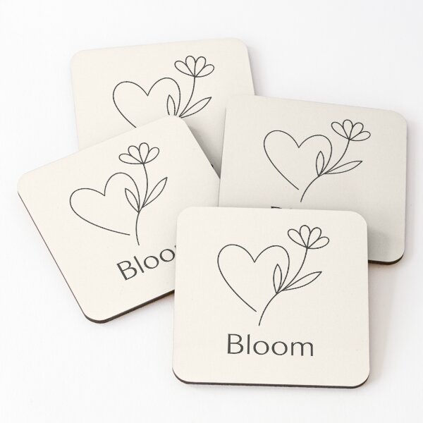 Item preview, One Line Heart Bloom – Minimalist Floral Line Art” designed and sold by Graphic  Grove.