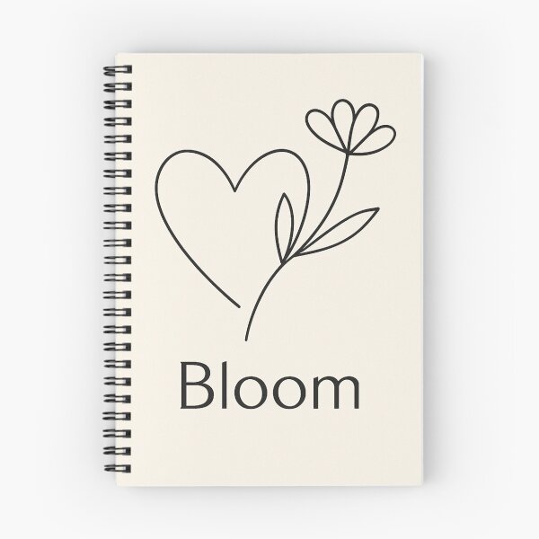 Item preview, One Line Heart Bloom – Minimalist Floral Line Art” designed and sold by Graphic  Grove.