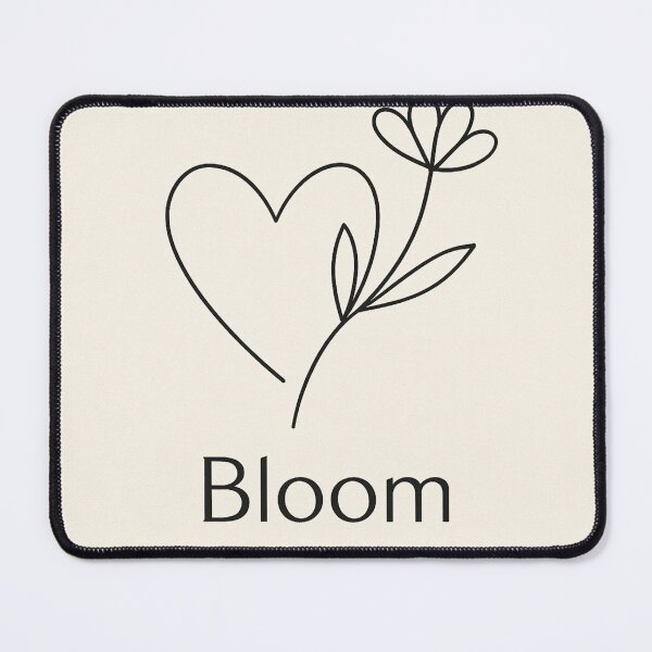 Item preview, One Line Heart Bloom – Minimalist Floral Line Art” designed and sold by Graphic Grove.