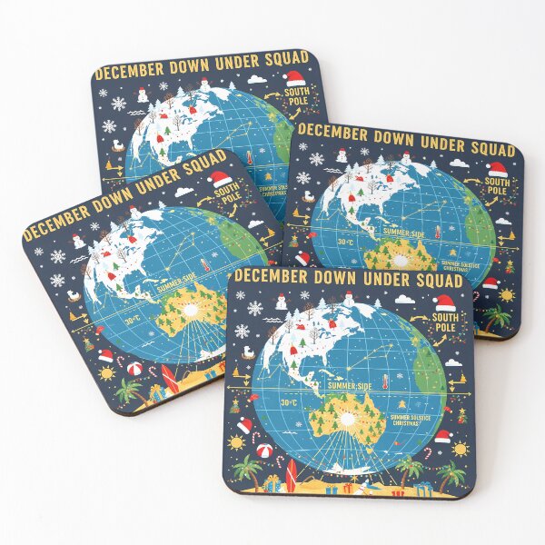Item preview, December Down Under Australian Summer Christmas Family Matching Southern Hemisphere Holiday Squad Set designed and sold by GiftsForge.