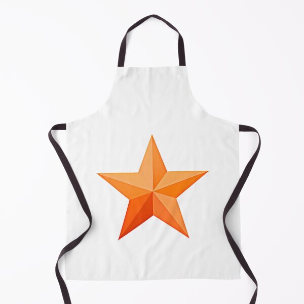 Item preview, 3D Orange Geometric Star – Modern Minimalist Design designed and sold by Kavya Art.