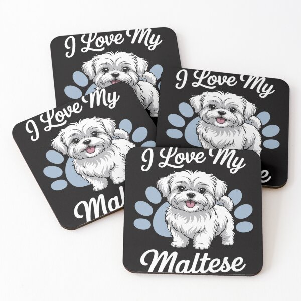 Item preview, I Love My Maltese - Dog Lover Animal Lover Puppy Owner designed and sold by MuteElevent.