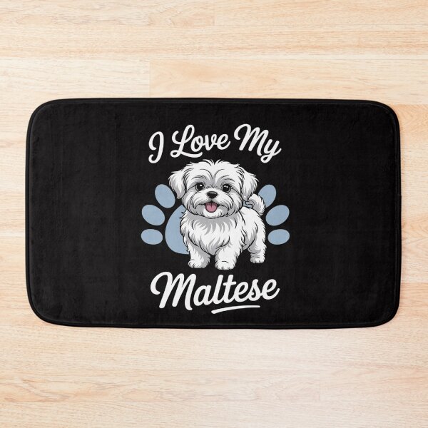 Item preview, I Love My Maltese - Dog Lover Animal Lover Puppy Owner designed and sold by MuteElevent.