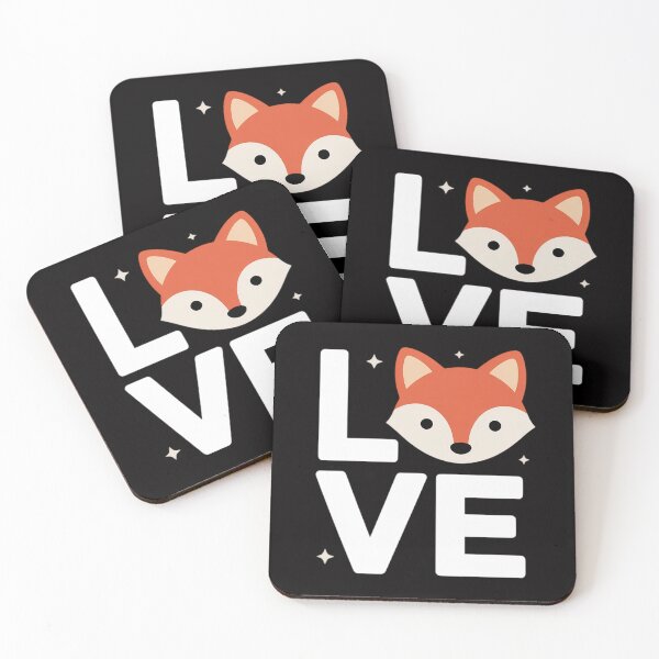 Item preview, I Love Foxes Cute Fox Fox Love Animal Face designed and sold by MuteElevent.