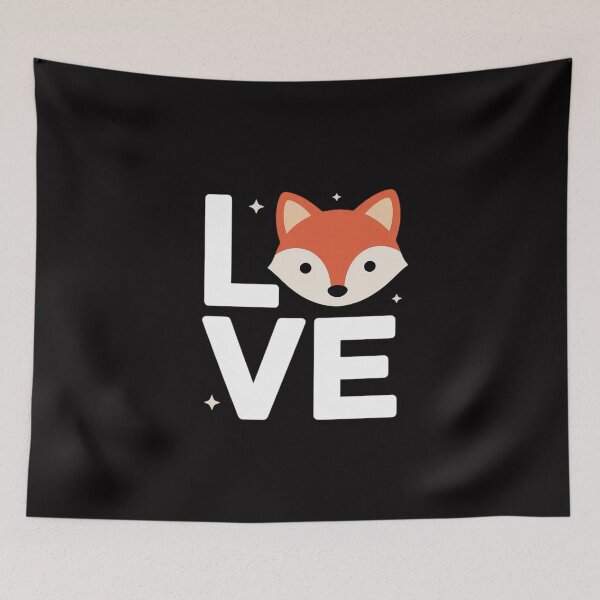 Item preview, I Love Foxes Cute Fox Fox Love Animal Face designed and sold by MuteElevent.