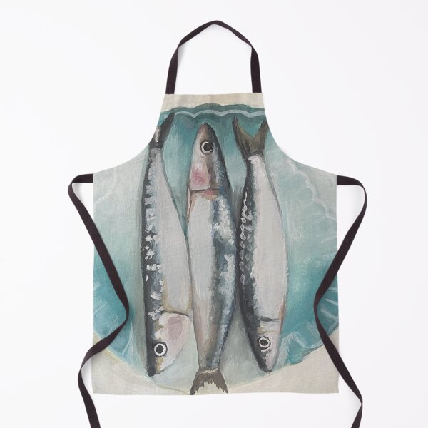 Item preview, sardines gouache painting designed and sold by June Clancy.