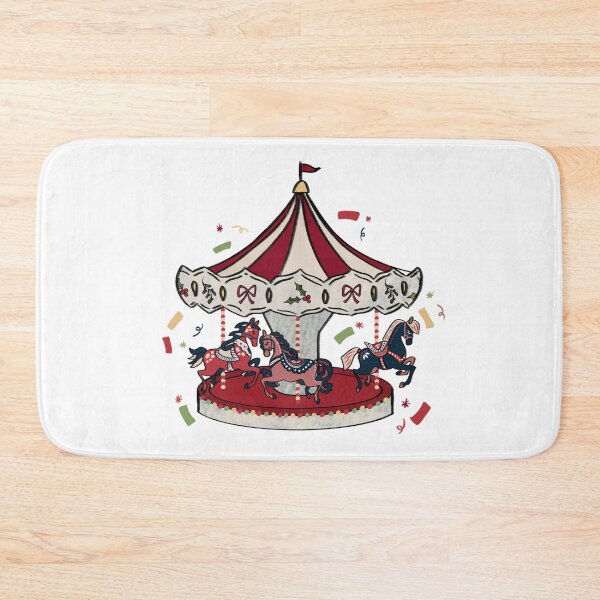 Item preview, Enchanted Christmas Merry-Go-Round designed and sold by Illustrated by Cece.