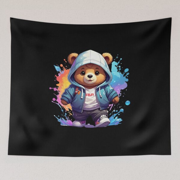 Item preview, Teddy bear burst into the glass t-shirt  designed and sold by Alicjareign.