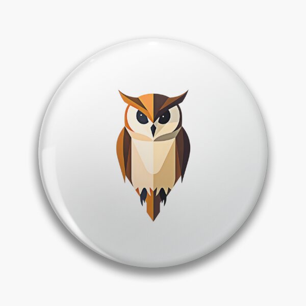 Item preview, Geometric Owl – Modern Polygonal Art designed and sold by Kavya Art.