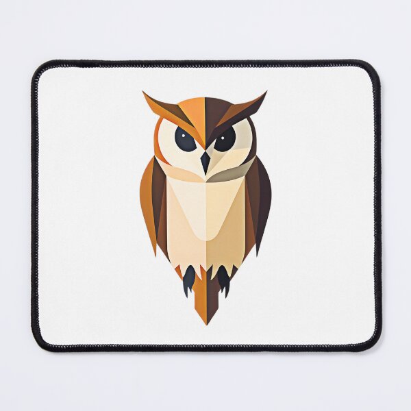 Item preview, Geometric Owl – Modern Polygonal Art designed and sold by Kavya Art.