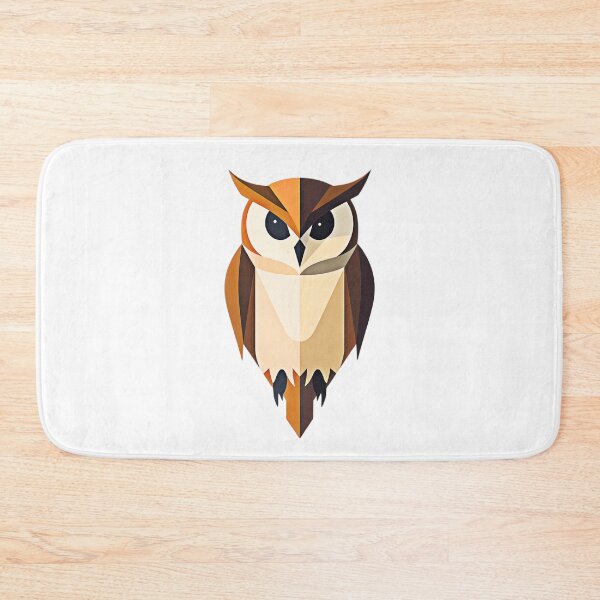 Item preview, Geometric Owl – Modern Polygonal Art designed and sold by Kavya Art.