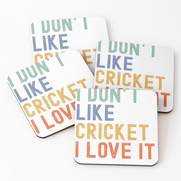 Item preview, I don't like Cricket, I LOVE IT! designed and sold by MadeOnMethven.