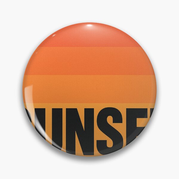 Item preview, “Retro Sunset Stripes – Pink Orange Bold Typography” designed and sold by Graphic  Grove.