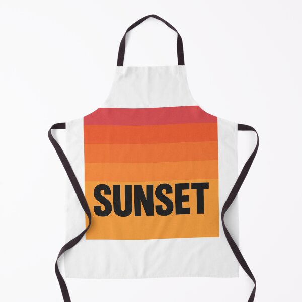Item preview, “Retro Sunset Stripes – Pink Orange Bold Typography” designed and sold by Graphic  Grove.