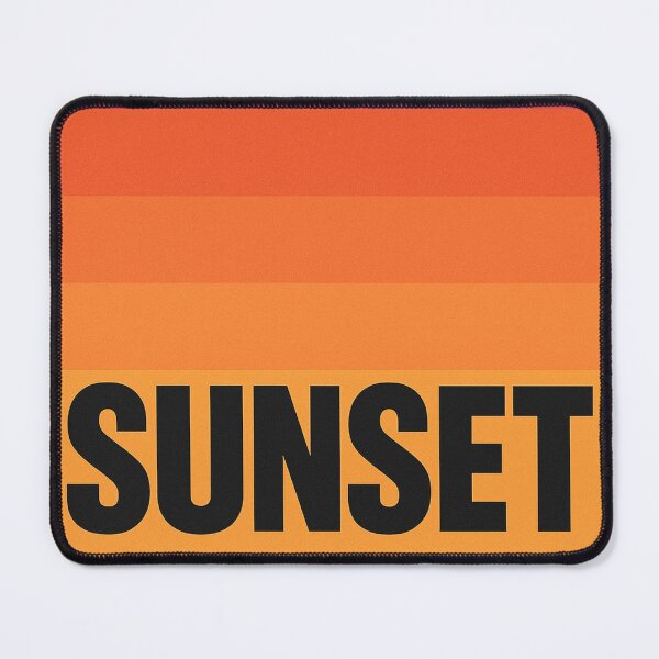 Item preview, “Retro Sunset Stripes – Pink Orange Bold Typography” designed and sold by Graphic  Grove.