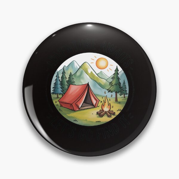 Item preview, Happy Camper Adventure Awaits Let's Go Find It, Vacation designed and sold by ControlCenter.