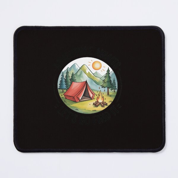 Item preview, Happy Camper Adventure Awaits Let's Go Find It, Vacation designed and sold by ControlCenter.