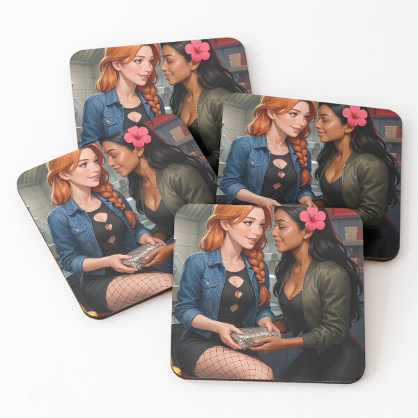 Item preview, Rowan x Shanti bodega food denim jacket plumeria designed and sold by CathryneDelamort.