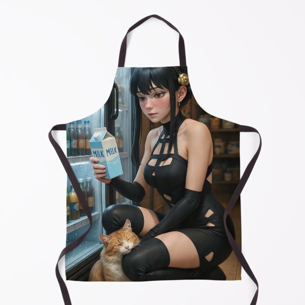 Item preview, Yor x Cat black dress milk bodega fridge designed and sold by CathryneDelamort.