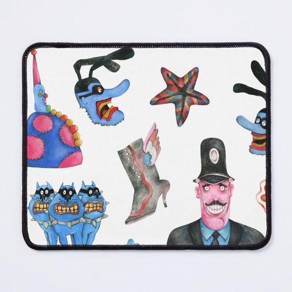 Item preview, Yellow submarine blue meanies clown bulldog designed and sold by Bokonah.