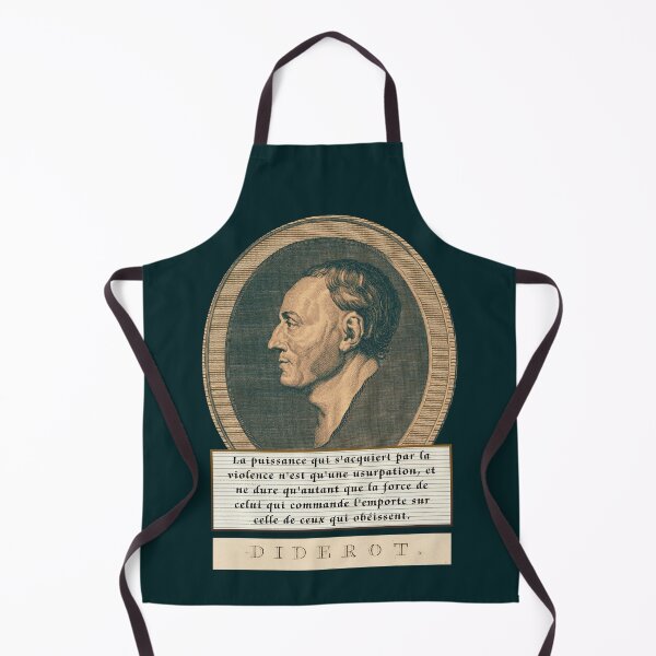 Item preview, Denis Diderot quote: La puissance qui s'acquiert par la violence n'est qu'une usurpation,  designed and sold by artbleed.