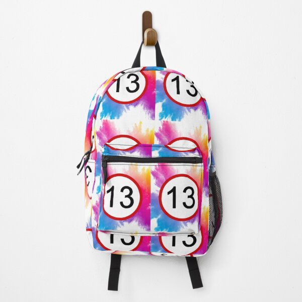 Item preview, 13, Thirteen, Road Sign, Age Sign, Birthday, Rainbow designed and sold by AASparksDesigns.