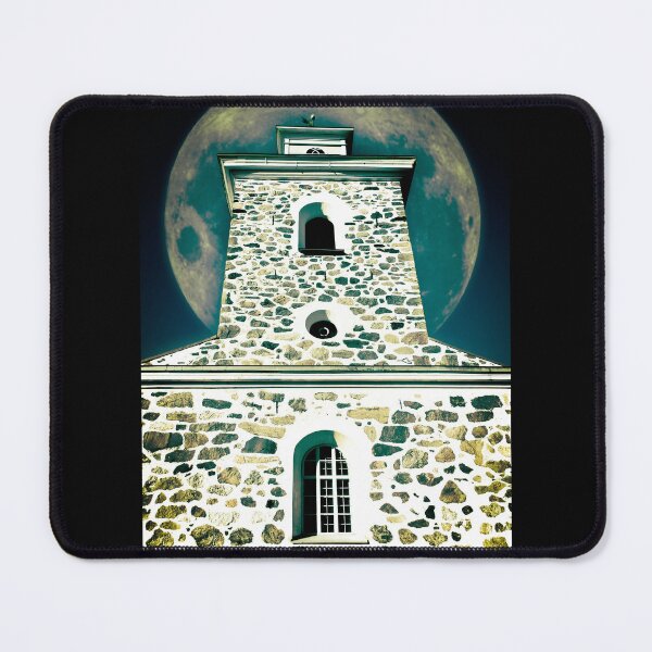 Item preview, Church Belltower and Full Moon designed and sold by Taina Sohlman.