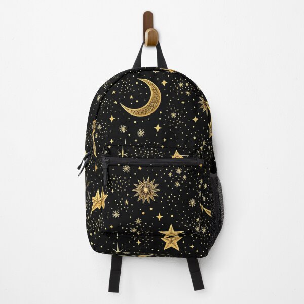 Item preview, Gold stars , crescent moons , night designed and sold by Lucky 777.