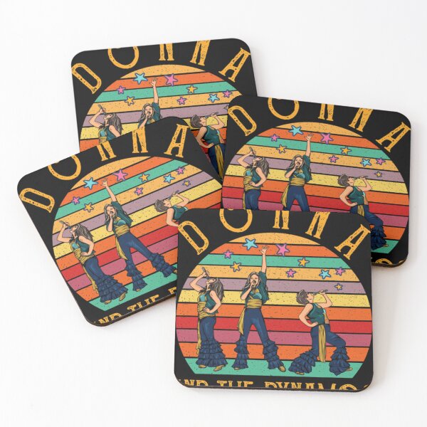 Item preview, Donna and The Dynamos Sunset Retro Gift Artwork designed and sold by cautrapinacka.
