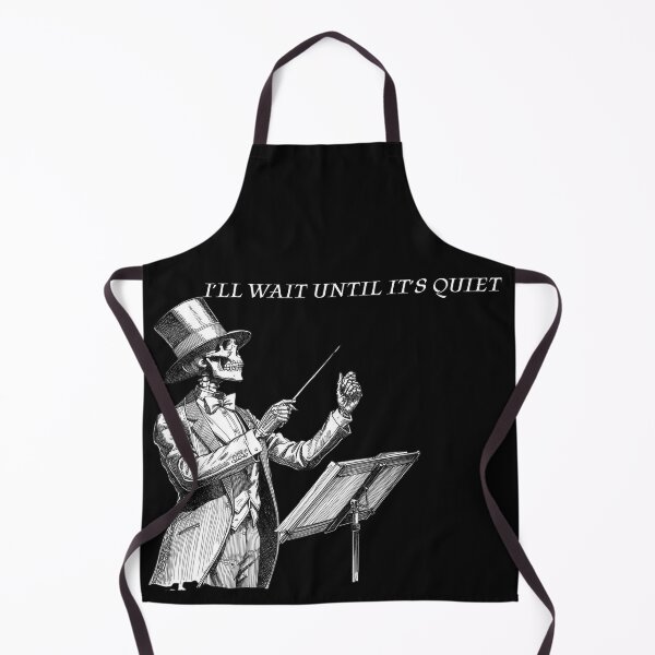 Artikelvorschau, Lustiges Skelett-Shirt, Bandleader-Shirt, Marschkapellen-Shirt, Orchesterlehrer-Shirt, Lustiges Dirigenten-Shirt, Ich warte, bis es ruhig ist, Musiklehrer entworfen und verkauft von Printsouf.