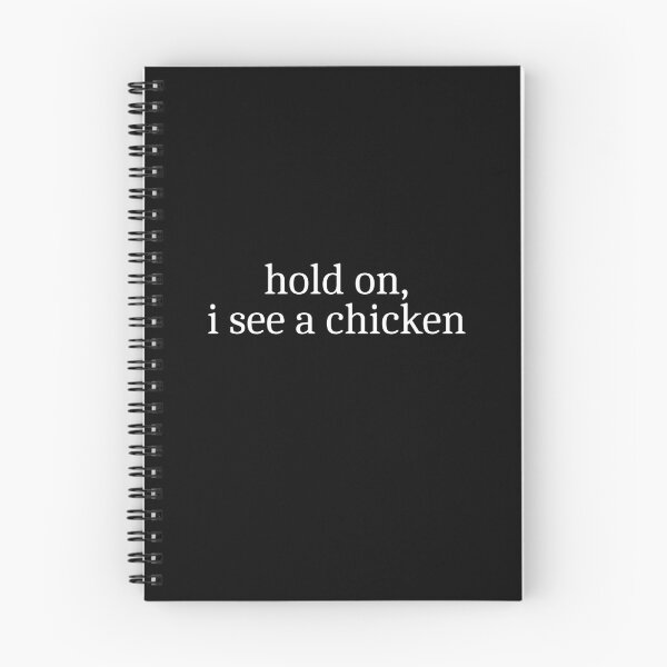 Item preview, Hold on, I see a chicken designed and sold by Sleepy Cat Design.