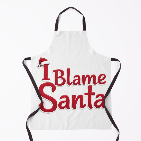 Item preview, I Blame Santa – Funny Christmas Humour Design designed and sold by TroyTheTerrific.