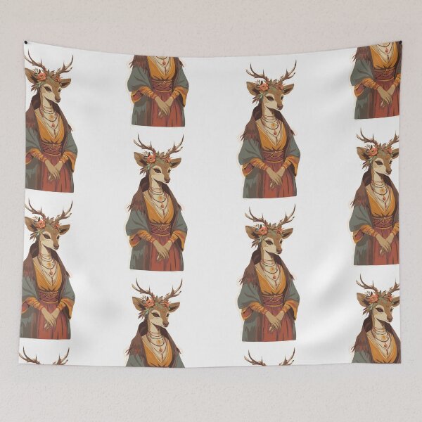 Item preview, Wild Boho Deer Aesthetic designed and sold by bapupa.