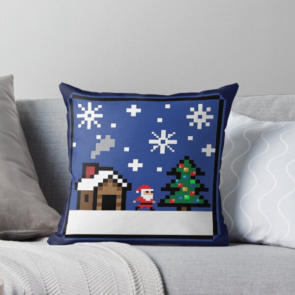 Item preview, Retro Pixel Christmas – 8-Bit Winter Scene designed and sold by bennasener.