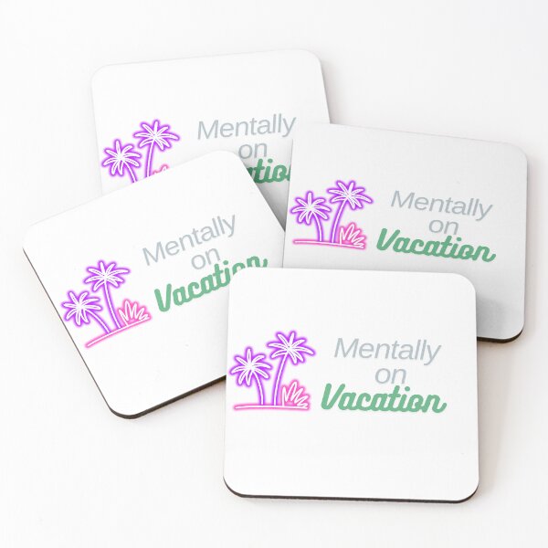 Item preview, Mentally on Vacation T-Shirt | Funny Beach Sunset Aesthetic Tee | Tropical Escape Mode designed and sold by Circebelle017.