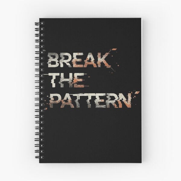 Item preview, Break the Pattern – Grunge Distorted Typography Tee designed and sold by CuteOasis.