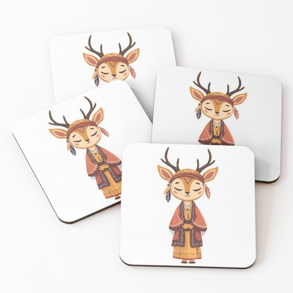 Item preview, Bohemian Boho Deer Forest designed and sold by bapupa.