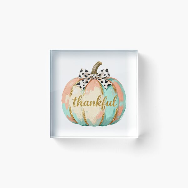 Item preview, Thankful Pumpkin Coquette Bow Leopard Print Fall designed and sold by NovaCraft30.