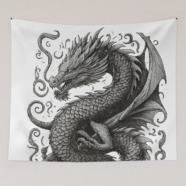 Item preview, Ancient Silver Dragon designed and sold by marakaram.