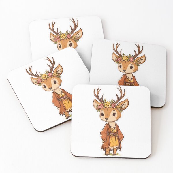 Item preview, Whimsical Boho Deer Nature designed and sold by bapupa.