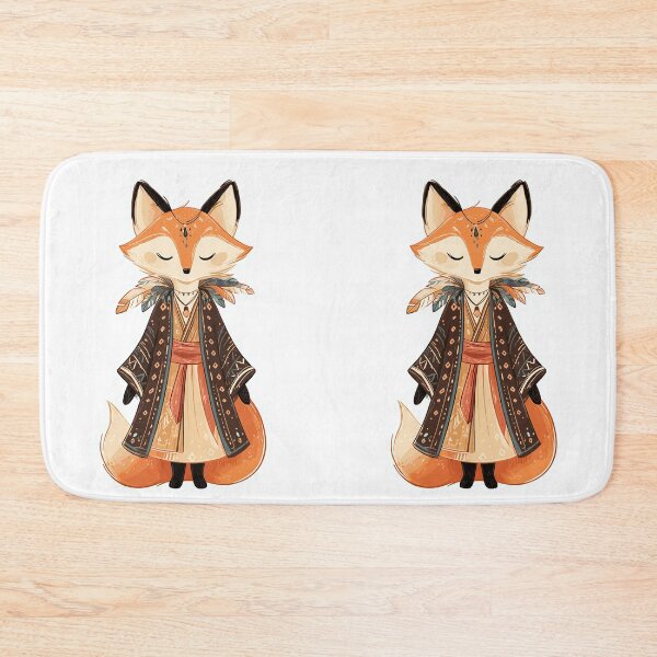 Item preview, Whimsical Boho Fox Charm designed and sold by bapupa.