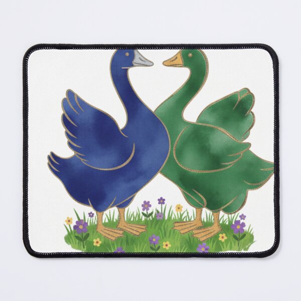 Item preview, Viral Pink & Green Geese Design Art | Aesthetic Cottagecore Animal Print designed and sold by mouhamii⭐⭐(98k).