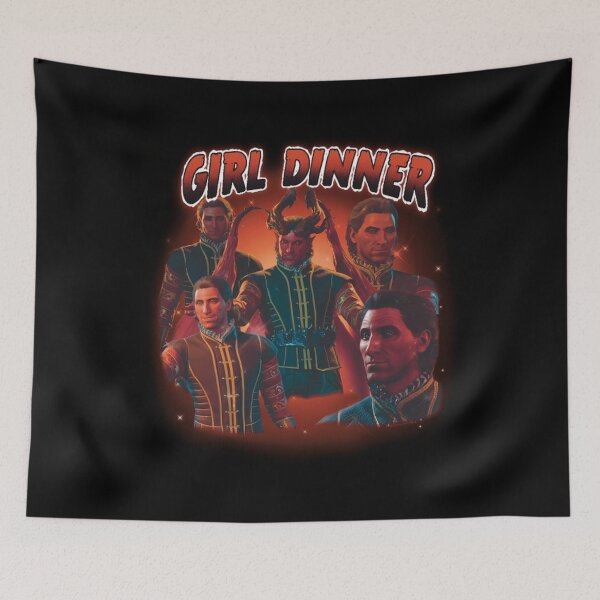 Item preview, Girl Dinner Raphael  Baldurs Gate designed and sold by SorieDoodle.