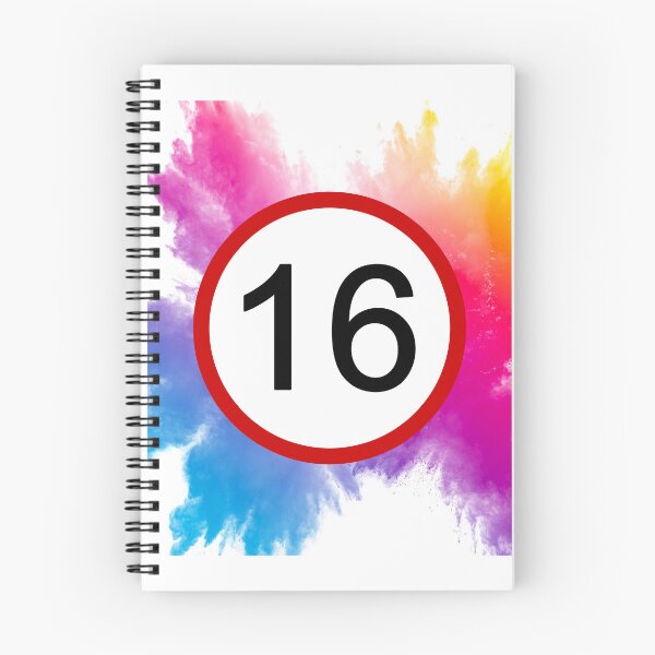 Item preview, 16, Sixteen, Road Sign, Age Sign, Birthday, Rainbow  designed and sold by AASparksDesigns.
