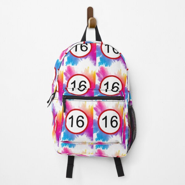 Item preview, 16, Sixteen, Road Sign, Age Sign, Birthday, Rainbow designed and sold by AASparksDesigns.