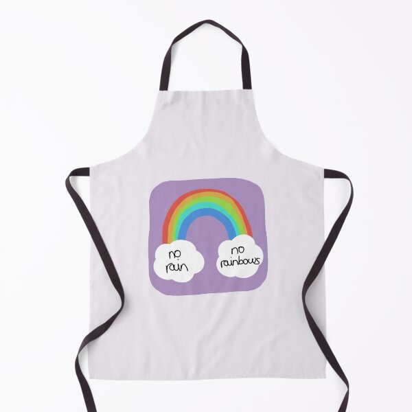 Item preview, "No rain, no rainbows" illustration | mental health/ trauma/ positive affirmation designed and sold by NeurodiverseTea.