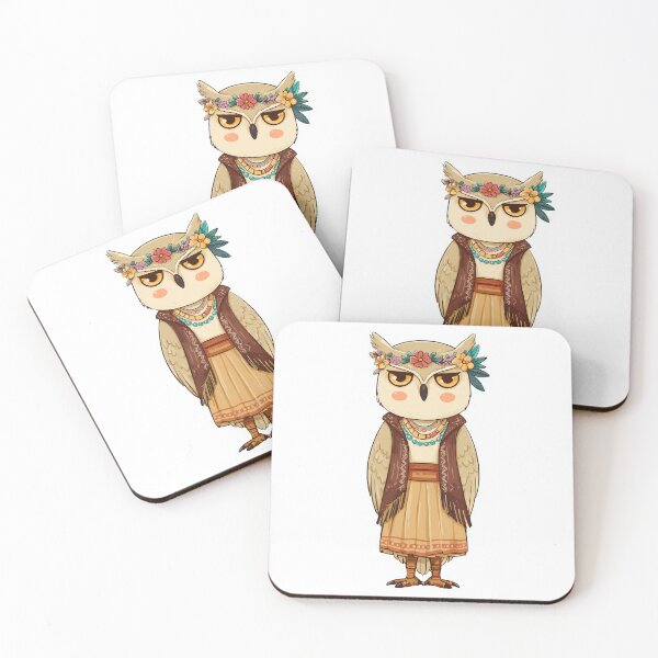 Item preview, Whimsical Boho Owl Tribal designed and sold by bapupa.